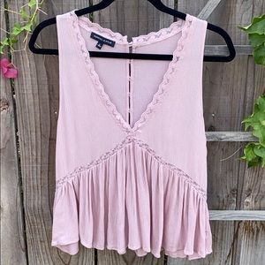 Kendall & Kylie Plunge Tank Top